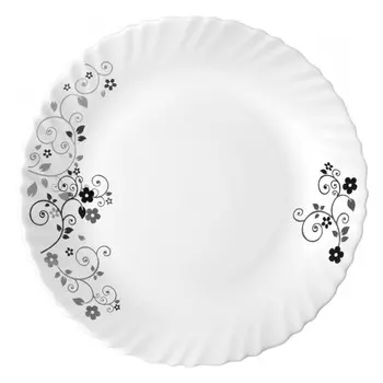 Набор обеденных тарелок, La Opala, Classique, Mystrio Black, 250 мм, 6 персон (LA1222533)