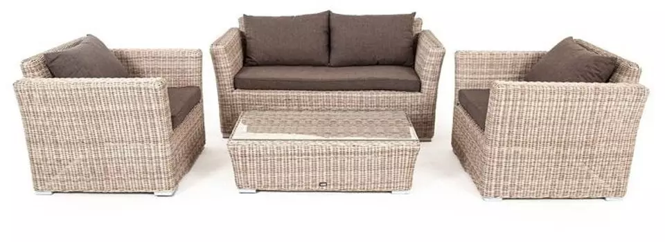 Набор уличный Капучино сингл 4sis KSS2C2T-4-SET beige, УТ-00002193