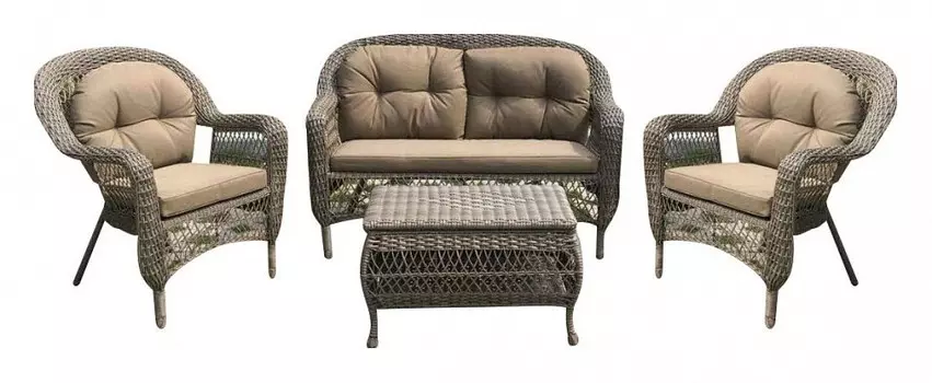 Набор уличный LV520BB Beige/Beige Afina 1880, Kgdzqj1BjsK-ErHu-fQv-3, LV520BB Beige/Beige