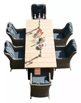 Набор уличный Парклэнд-Бергамо Besta fiesta Парклэнд стол Бергамо кресло