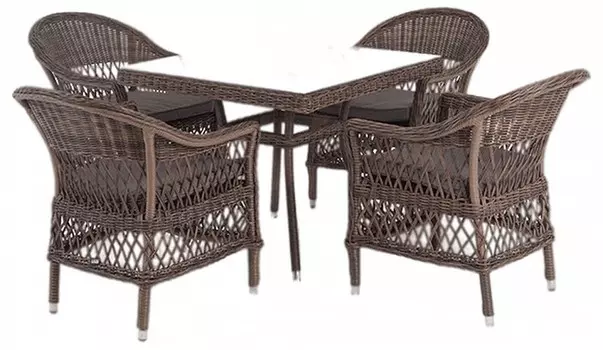 Набор уличный Сицилия 4sis SC4T-5-SET brown, УТ-00002181