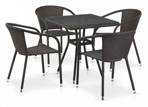 Набор уличный T282BNT/Y137C-W53 Brown 4Pcs Afina 05TI0-4Cg1fV6vaQNNyTW0, 1890, T282BNT/Y137C-W53 Brown 4Pcs