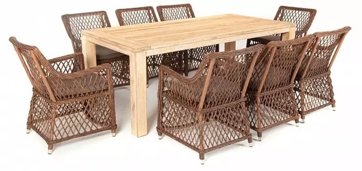 Набор уличный Витория 4sis VITC8T-9-SET brown, УТ-00002383