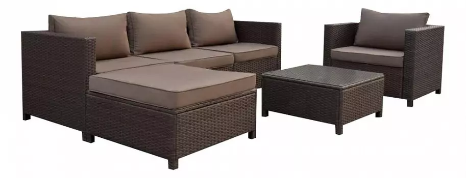 Набор уличный YR821A Brown/Beige Afina 78AA1i6wg94Eq0h5277Xq0