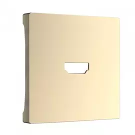 Накладка для розетки HDMI (шампань) Werkel WL11-HDMI-CP