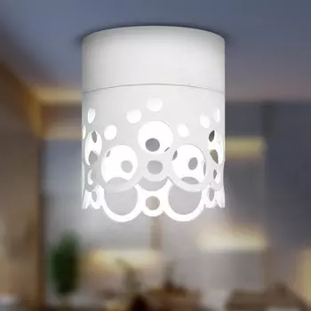 Накладной светильник Эра OL49 WH GX53 IP20 белый (Б0059801)