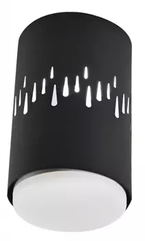 Накладной светильник с LED подсветкой Эра OL11 LD GX53 BK (Б0050270)