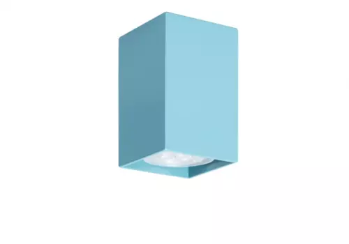 Накладной точечный светильник ТопДекор Tubo6 SQ P1 25