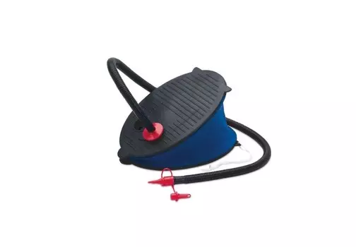 Насос ножной, шланг гармошка, 29см, 3 насадки Intex 69611 (1138694402)