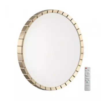 Настенно-потолочный светильник с пультом ДУ Sonex Pale Atabi Gold 7648/EL