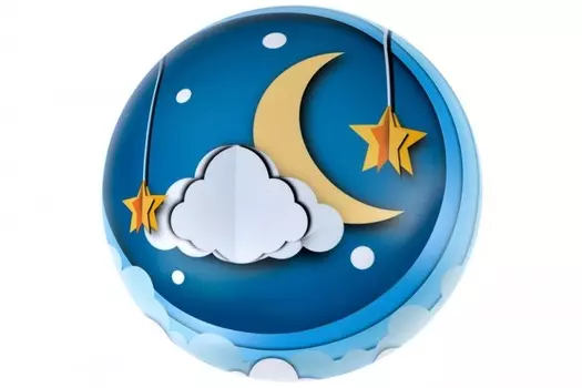 Настенно-потолочный светодиодный светильник Camelion LBS-7721 ''Месяц'' 13990