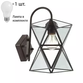 Настенное бра с лампочкой Favourite Polihedron 1919-1W+Lamps А60