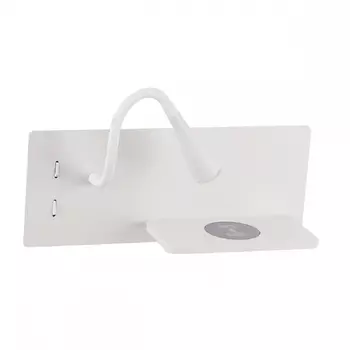 Настенный светильник Crystal Lux CLT 217W Qi+USB WH