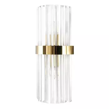 Настенный светильник Crystal Lux Sorpresa AP2 Brass/Transparente