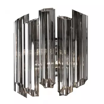 Настенный светильник iLamp Destiny MB0267-2B CHROME+SMOKY GRAY