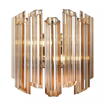 Настенный светильник iLamp MB0267-2C CHROME+BROWN