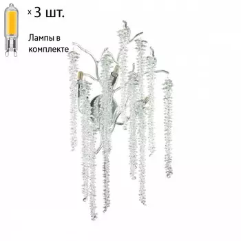 Настенный светильник с лампочками Odeon 5004/3W+Lamps