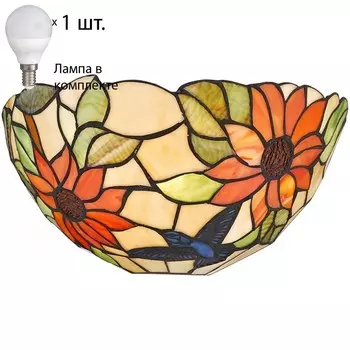 Настенный светильник с лампочкой Velante 817-801-01+Lamps E14 P45