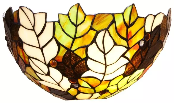 Настенный светильник в стиле тиффани и лампочка E27, комплект от Lustrof. №151365-623459