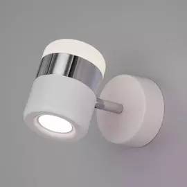 Настенный светодиодный светильник Eurosvet Oskar 20165/1 LED хром/белый a045464