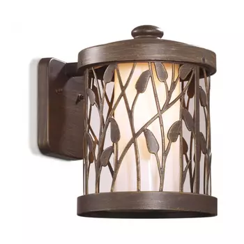 Настенный уличный светильник со светодиодной лампочкой E27, комплект от Lustrof. №11847-624428