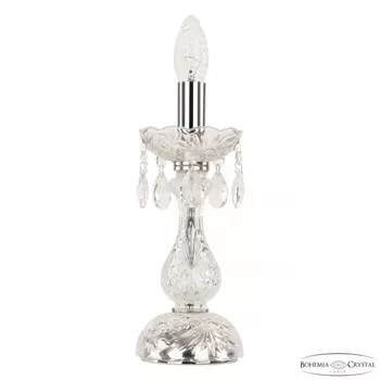 Настольная лампа Bohemia Ivele Crystal 107 107L/1-27 Ni