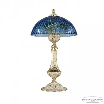 Настольная лампа Bohemia Ivele Crystal 71100L/25 GW Aquamarine/H-1K
