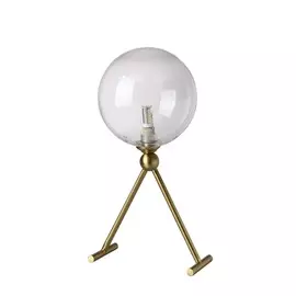 Настольная лампа Crystal Lux ANDRES LG1 BRONZE/TRANSPARENTE