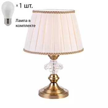Настольная лампа Crystal Lux с лампочкой Iridium LG+Lamps E27 P45