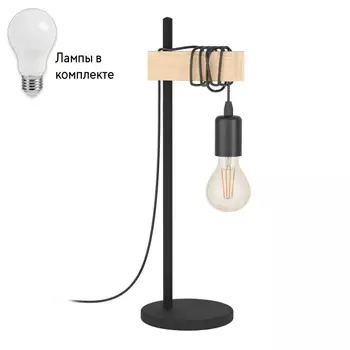 Настольная лампа декоративная с лампочкой Eglo 43515+Lamps
