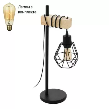 Настольная лампа декоративная с лампочкой Eglo 44079+Lamps