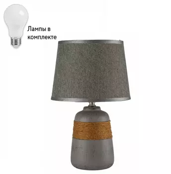 Настольная лампа на прищепке с лампочкой Arti Lampadari Gaeta E 4.1.T2 GY+Lamps