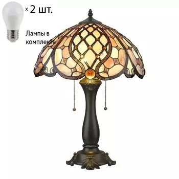 Настольная лампа с лампочками Velante 865-804-02+Lamps E27 P45