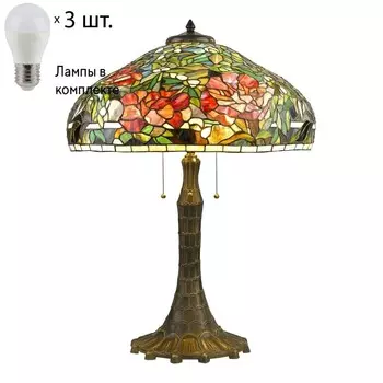 Настольная лампа с лампочками Velante 868-804-03+Lamps E27 P45