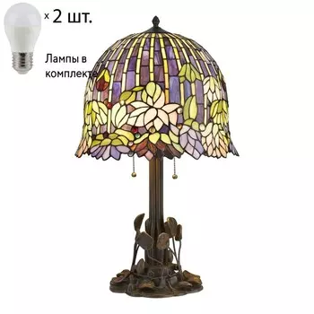 Настольная лампа с лампочками Velante 883-804-02+Lamps E27 P45