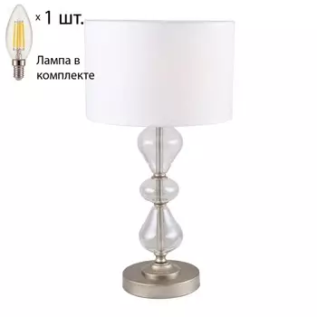 Настольная лампа с лампочкой Favourite Ironia 2554-1T+Lamps E14 Свеча