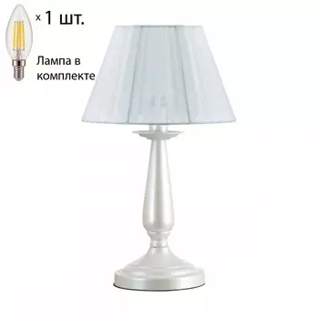 Настольная лампа с лампочкой Lumion Hayley 3712/1T+Lamps E14 Свеча