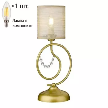 Настольная лампа с лампочкой Velante 290-304-01+Lamps E14 Свеча