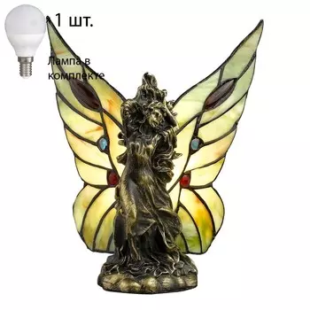 Настольная лампа с лампочкой Velante 806-804-01+Lamps E14 P45