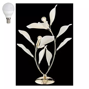 Настольная лампа с Led лампочками в комплекте Wertmark WE123.02.304+Lamps