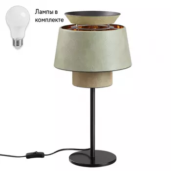 Настольная лампа с Led лампочками в комплекте Odeon 4992/1TA+Lamps