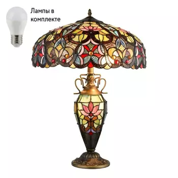 Настольная лампа с Led лампочками в комплекте Velante 825-804-03+Lamps