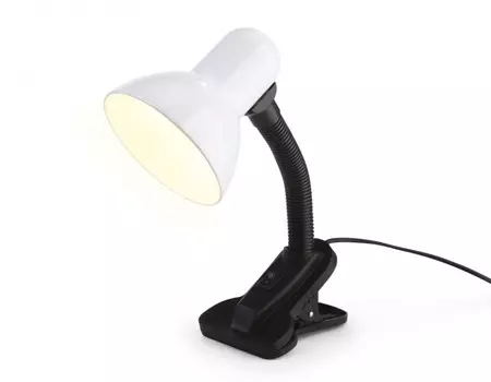 Настольная лампа со сменной лампой E27 с прищепкой Ambrella light DESK DE7707