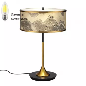 Настольная лампа в комплекте с лампочками Odeon 5064/2T+Lamps
