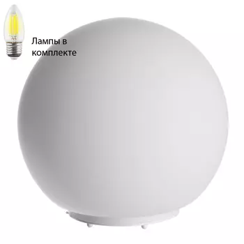 Настольная лампа в комплекте с лампочкой Arte lamp A6020LT-1WH+Lamps