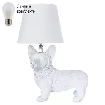 Настольная лампа в комплекте с лампочкой Arte lamp A4008LT-1WH+Lamps