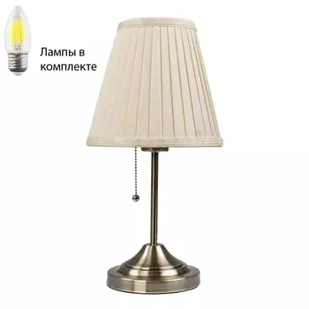 Настольная лампа в комплекте с лампочкой Arte lamp A5039TL-1AB+Lamps