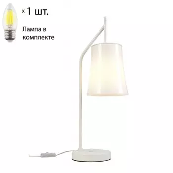 Настольный светильник с лампочкой Favourite Sigma 2959-1T+Lamps Е27 Свеча