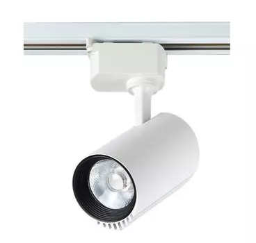 Однофазный LED светильник 10W 3000К для трека Crystal Lux CLT 0.11 (CLT 0.31 007 10W WH )