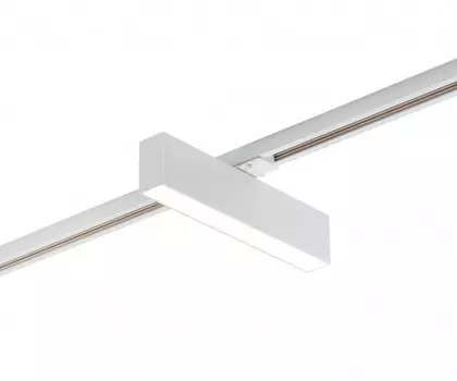 Однофазный LED светильник 10W 4000К для трека Denkirs DK6440-WH